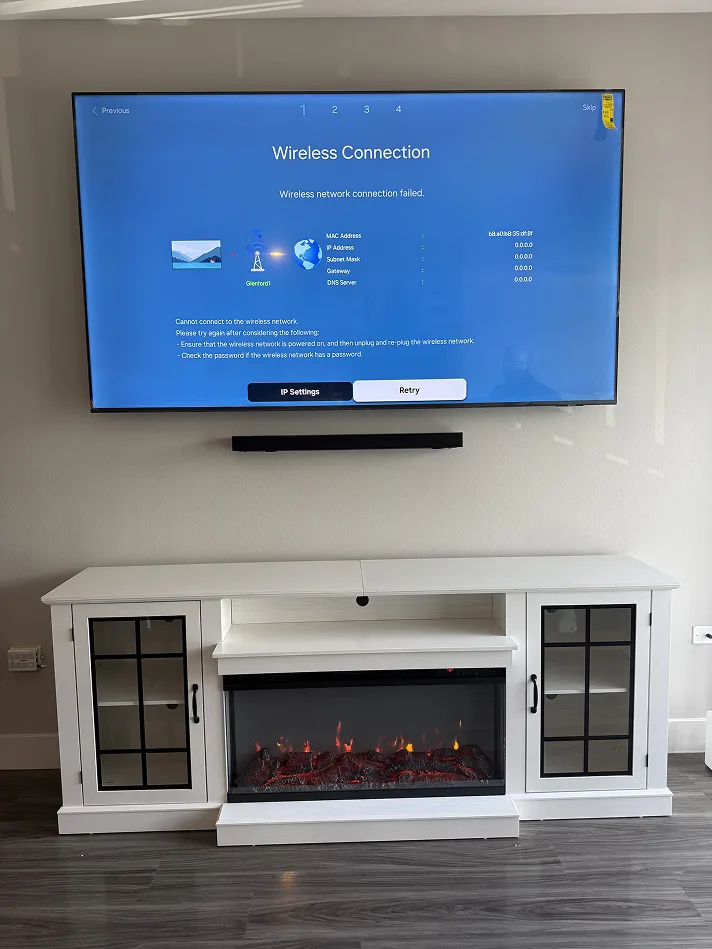 TV installation