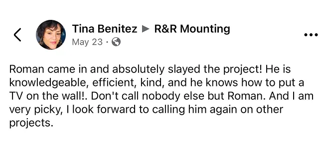 Customer review