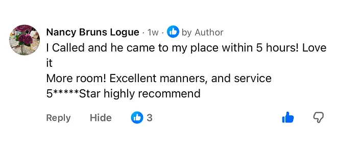 Customer review