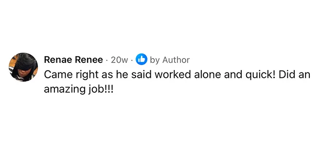Customer review