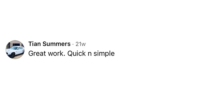Customer review