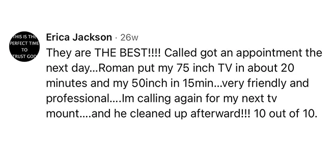 Customer review