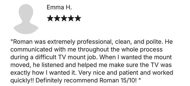 Customer review
