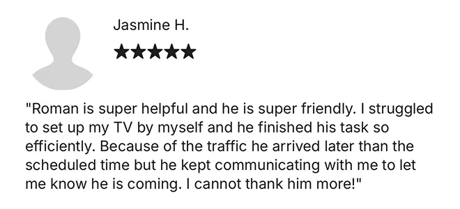 Customer review