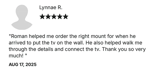 Customer review