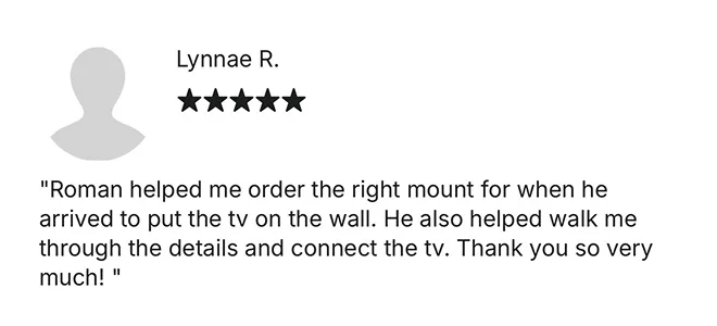 Customer review