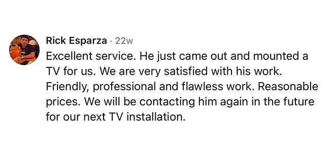 Customer review