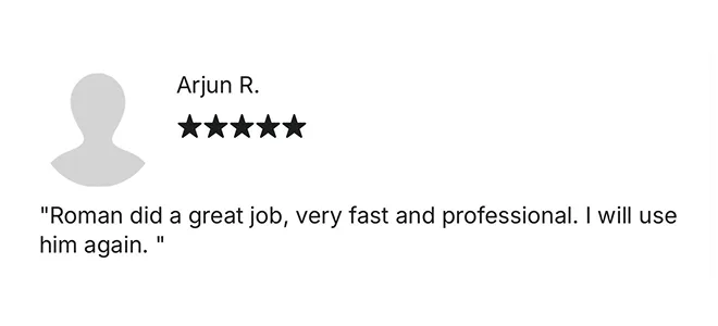 Customer review