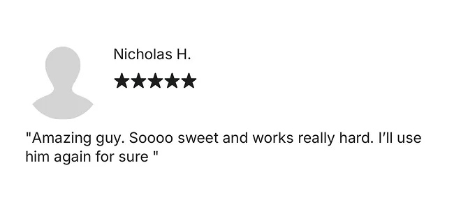 Customer review